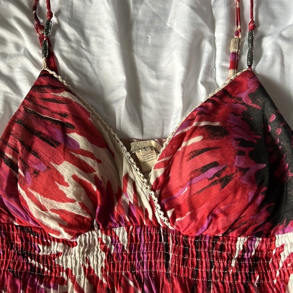 Cute summer dress size Large - Picture 3 of 8